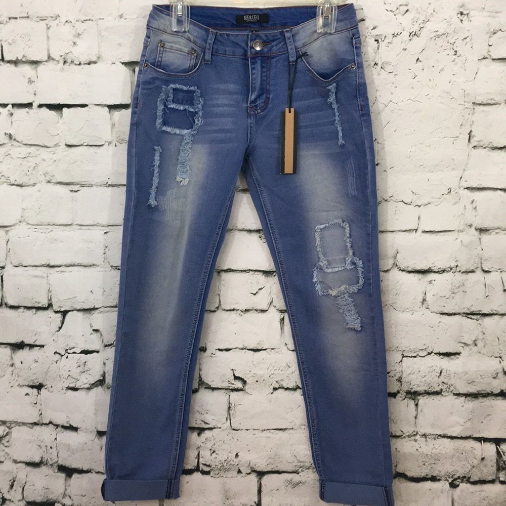 NWT Bee & Ceci mid rise skinny fit jeans